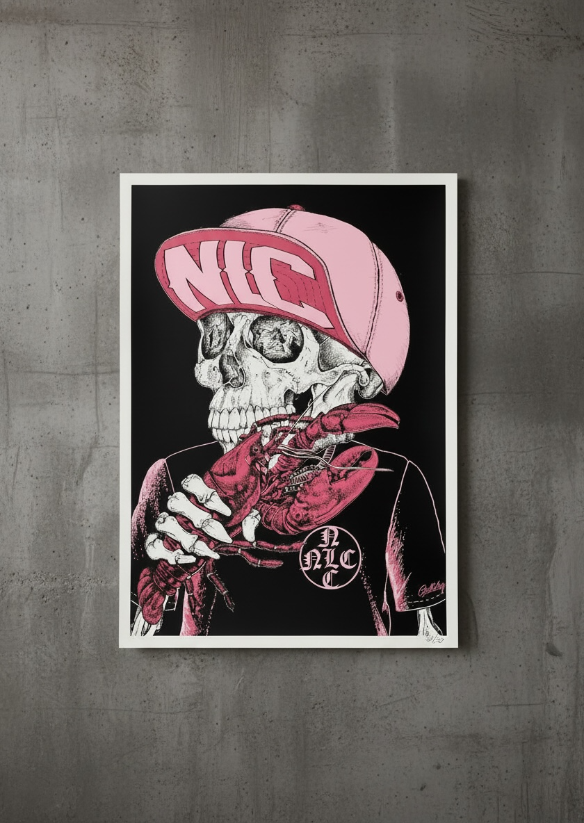 FLIPP SKULL ART PRINT